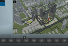 LUMION商业综合体鸟瞰渲染-Lumion自学网